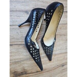 PRADA Fancy Circle high heel SHOES - Made in Italy - Size 38